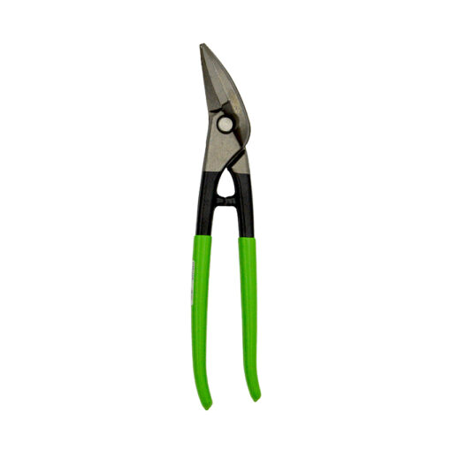 Combination Tin Snips With Green Plastic Coated Handle