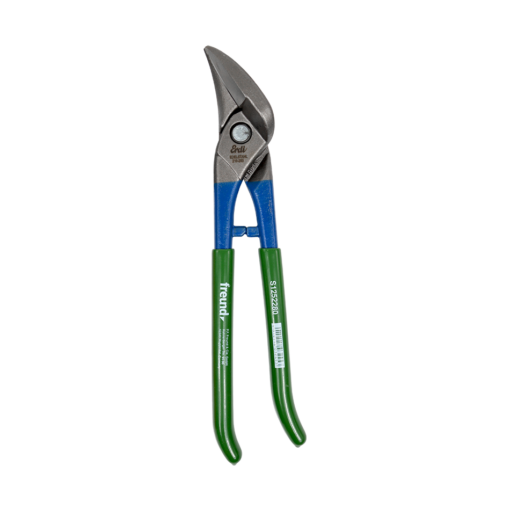 Freund Right Combination Tin Snips With Green Pvc Coated Handle