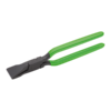 Freund straight lap joint seaming pliers with green plastic coated handle