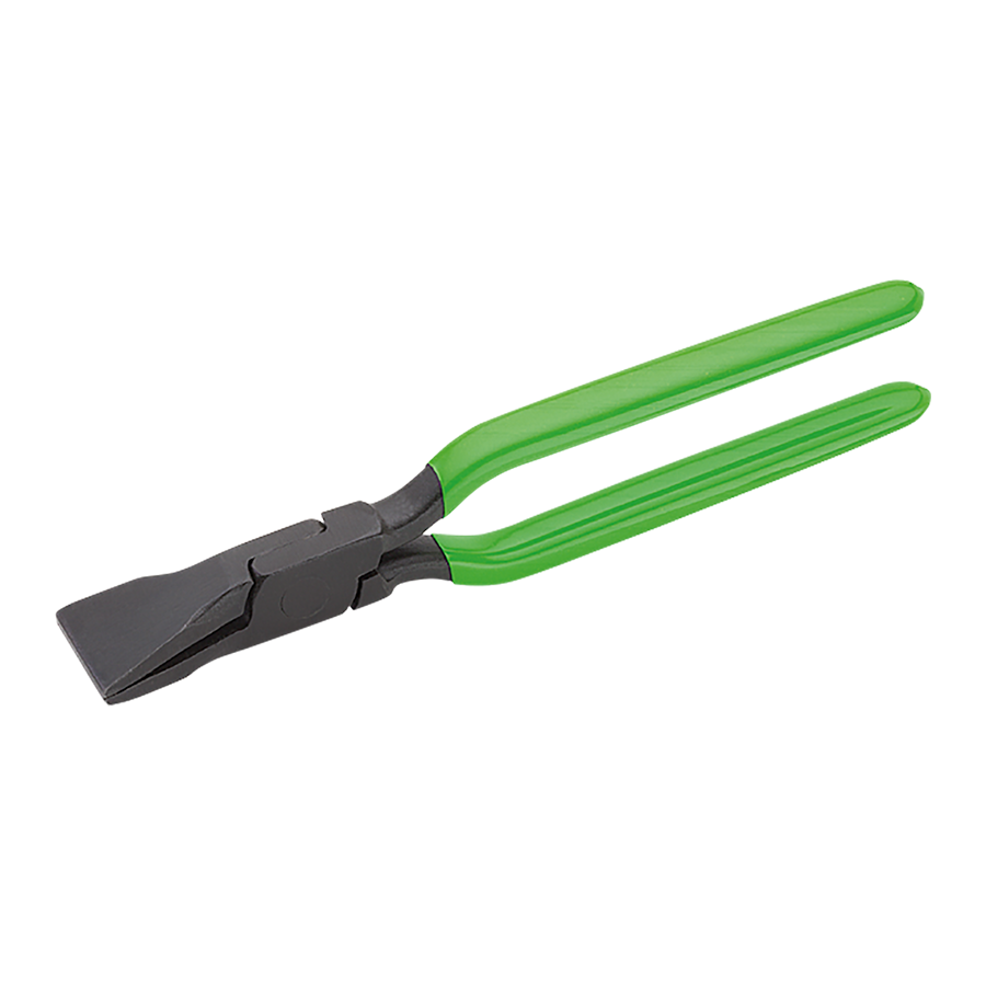 Freund Straight Lap Joint Seaming Pliers With Green Plastic Coated Handle