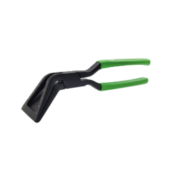 Freund UltraVision Seaming Pliers, 45°, with box joint and green pvc covered handle