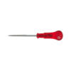 Stubai square awl with red transparent plastic handle