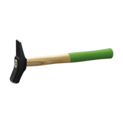 Freund Tinsmith's angle hammer with wooden handle