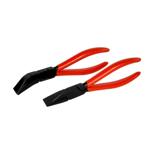 Stubai Piccolo Seaming Plier Set With Red Plastic Coated Handles