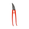 Stubai circle snips with red lacquered handle, right cutting version