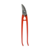 Stubai circle snips with red lacquered handle, right cutting version