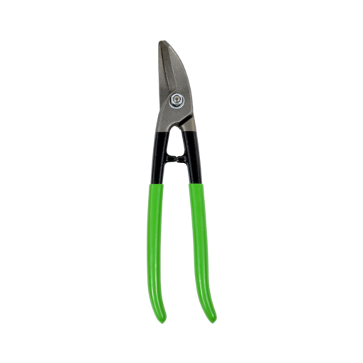 Stubai Curved Circle Snips, Right Cutting Version, With Green Pvc Coated Handle