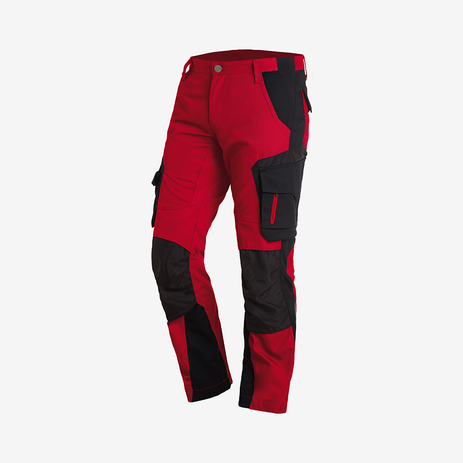 Red And Black Work Pants