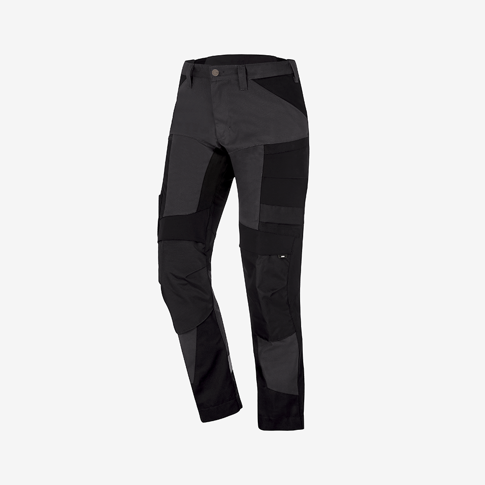 Anthracite And Black Work Trousers