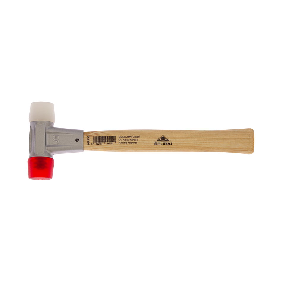 Two-Face Soft-Face Hammer, With Red And White Heads