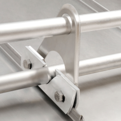 Kling double tube add on element, triangular form, aluminium