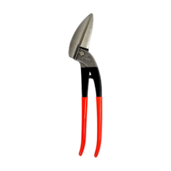 Stubai bavarian style pelican snips with red pvc coated handle, left handed