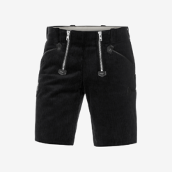 Black FHB guild shorts with two zippers