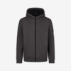 Anthracite FHB zip-up hoodie with pockets