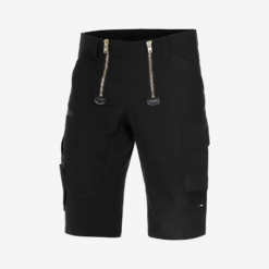 Black FHB guild shorts with two zippers